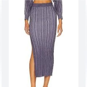 Misa Los Angeles Gloria Skirt Nightshade & Crocus New With Tags Size M MSRP $295